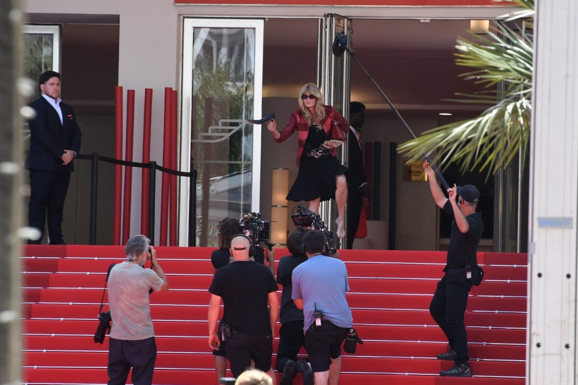 Laura Dern no set de The White Lotus
