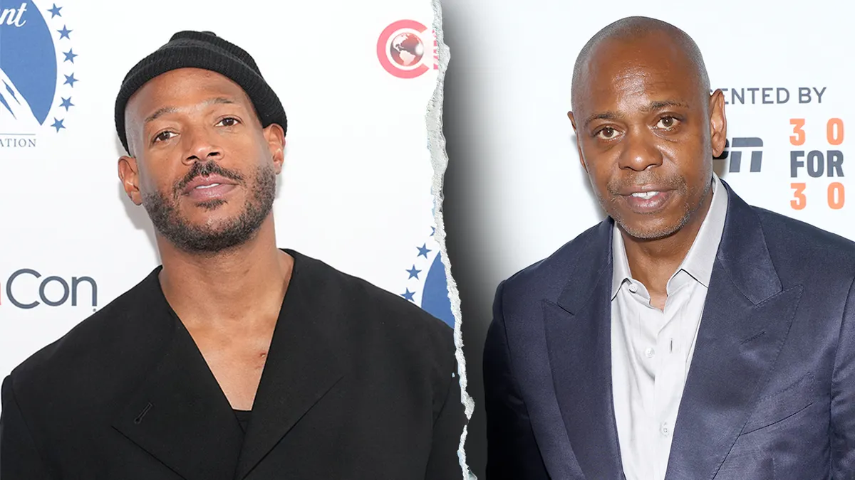Split of Marlon Wayans and Dave Chappelle