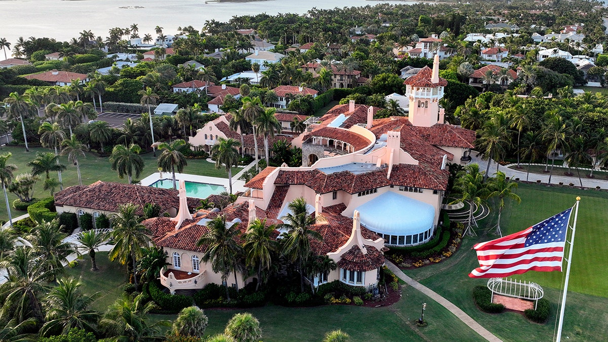 aerial view of President Donald Trump's Mar-a-Lago estate