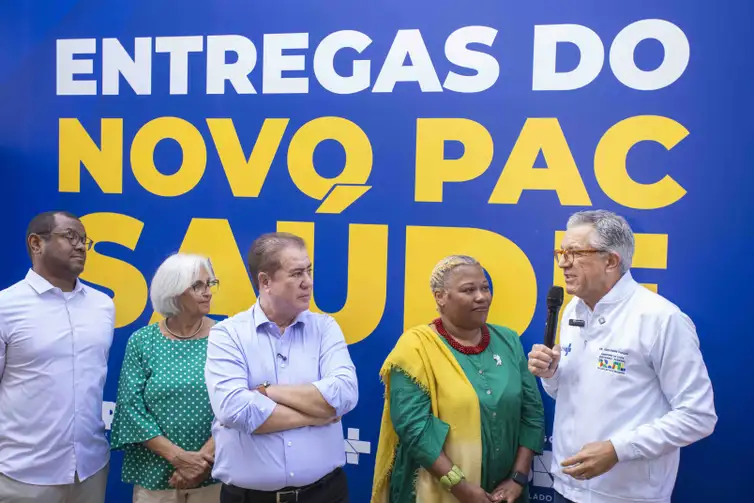 09.05.2026 – Campinas (SP) – Ministro da Saúde, Alexandre Padilha, durante evento de ampliação do atendimento do SUS, com entregas do Novo PAC Saúde e do programa “Agora Tem Especialistas”, além de atos de vacinação contra o vírus sincicial respiratório (VSR) e entrega de carteiras aos sanitaristas.
Fotos: João Risi / MS