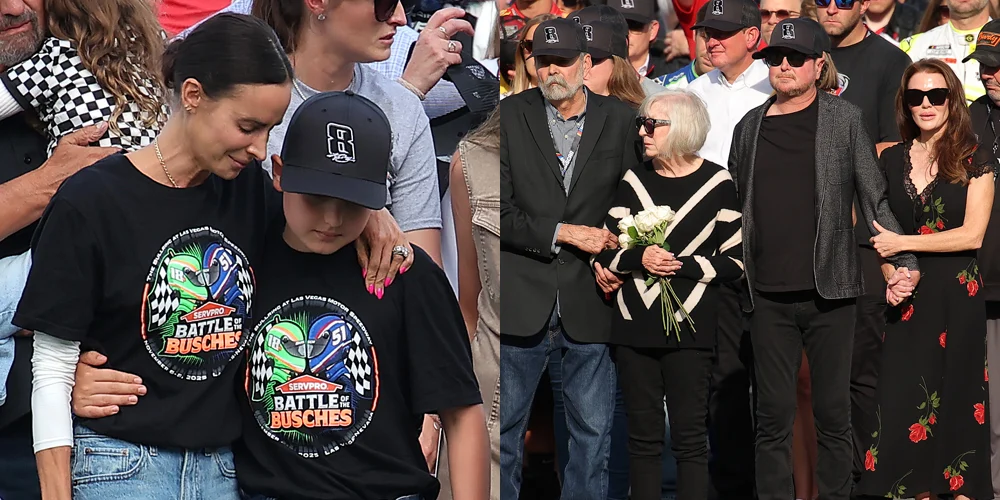 Kyle-busch-família-em-tributo-nascar Família de Kyle Busch participa de homenagem à Nascar