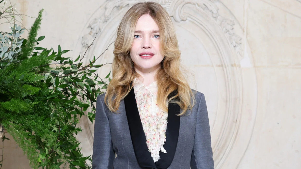 Natalia Vodianova vestida de alta costura para evento