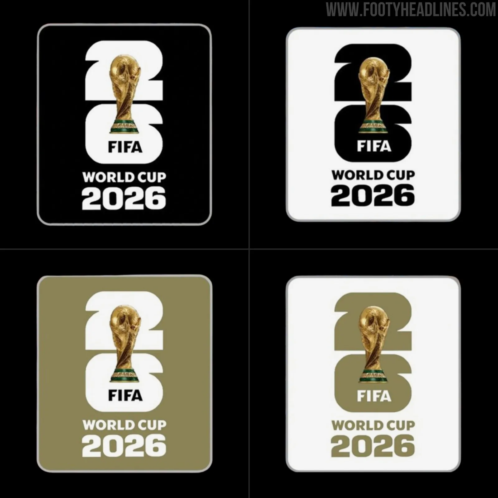 Emblemas de manga da copa do mundo de 2026