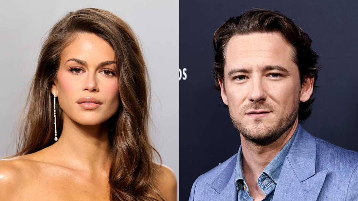 Fotos de banco de dados de Kaia Gerber e Lewis Pullman