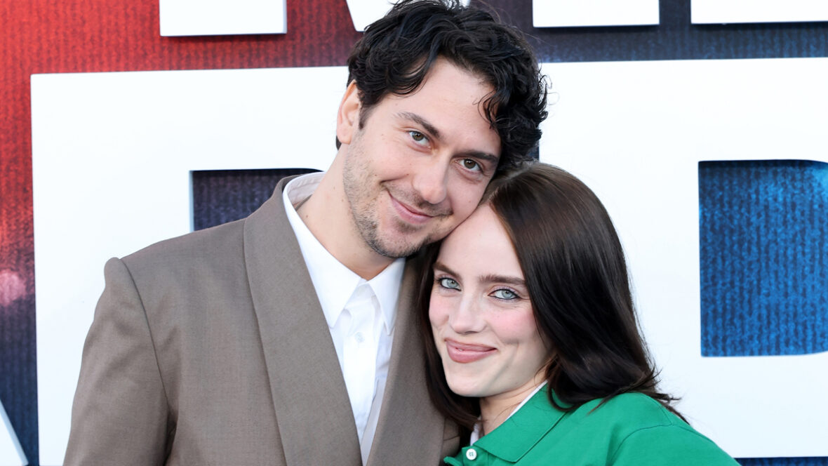 Billie Eilish Nat Wolff na estreia do filme-concerto