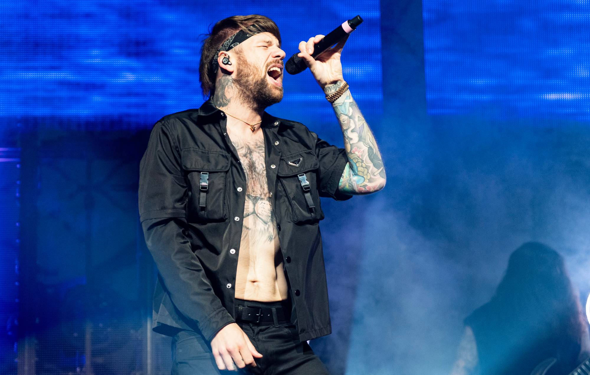 Caleb Shomo of Beartooth. CREDIT: Erika Goldring/Getty Images