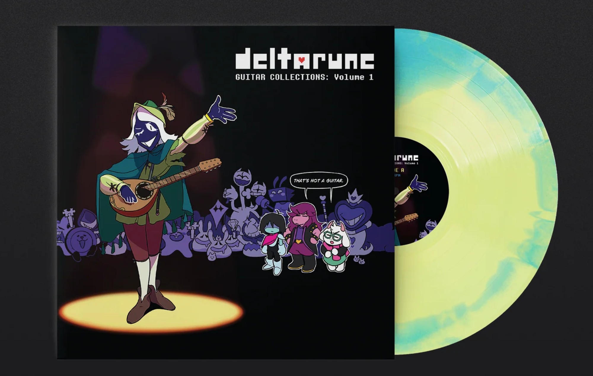 Deltarune: Guitar Collections Volume 1' vinyl. CREDIT: Materia