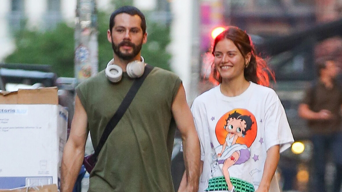 Dylan O'Brien e Rachael Lange em Nova York