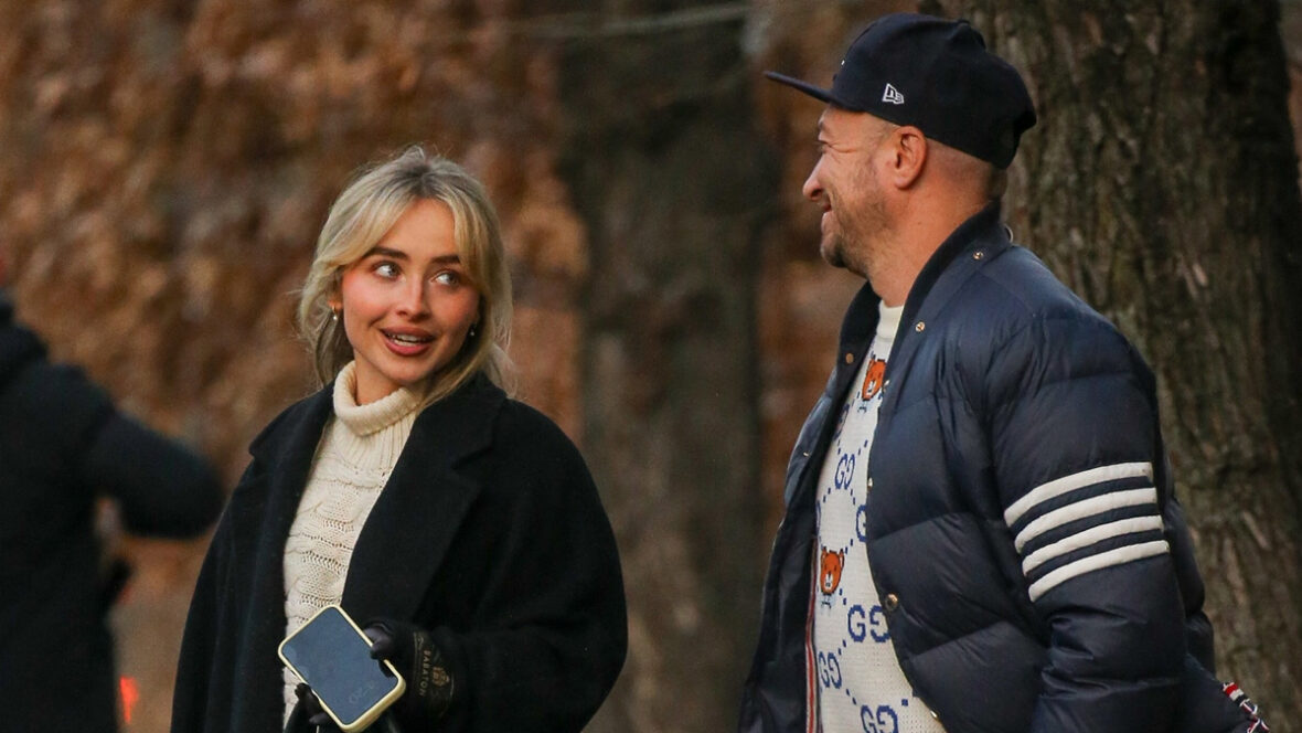 Sabrina Carpenter com Sergio Kletnoy no Bar Pitti