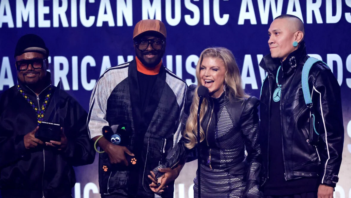 fergie-black-eyed-peas-american-music-awards Fergie e Black Eyed Peas no American Music Awards