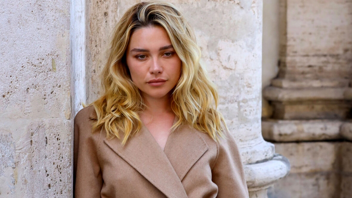 Florence Pugh na sessão fotográfica de Max Mara