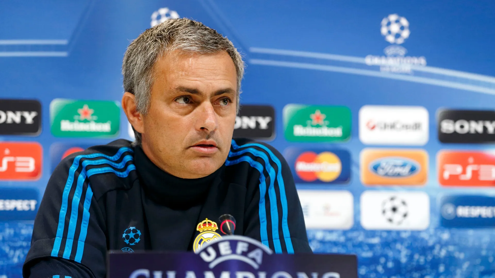 O técnico José Mourinho, do Real Madrid, em 2012.