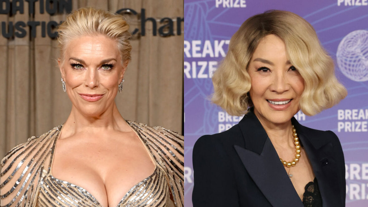 Hannah Waddingham e Michelle Yeoh arquivam fotos
