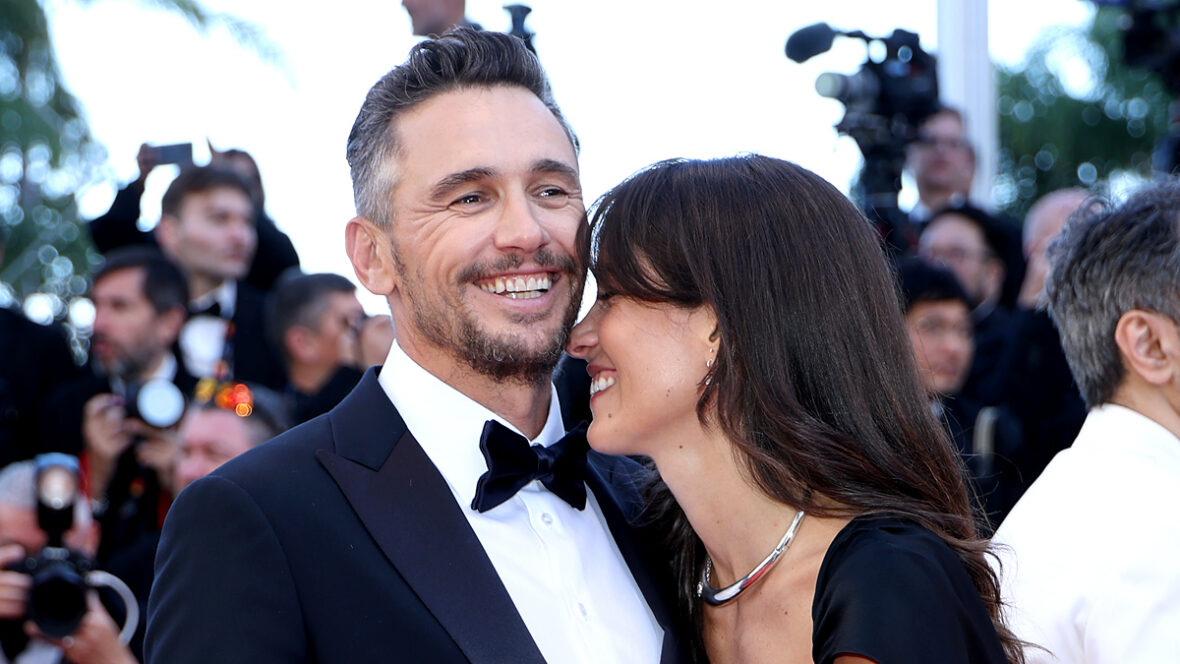 James Franco na cerimônia de abertura de Cannes