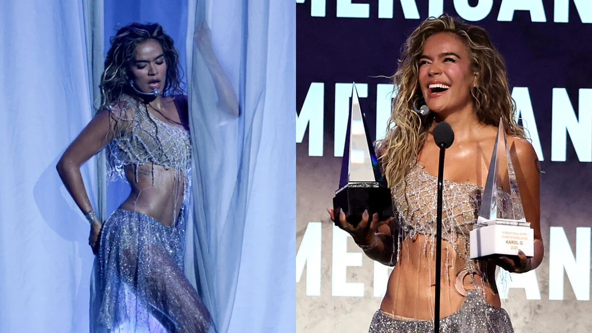 karol-g-realiza-aceita-amas Karol G no American Music Awards 2026