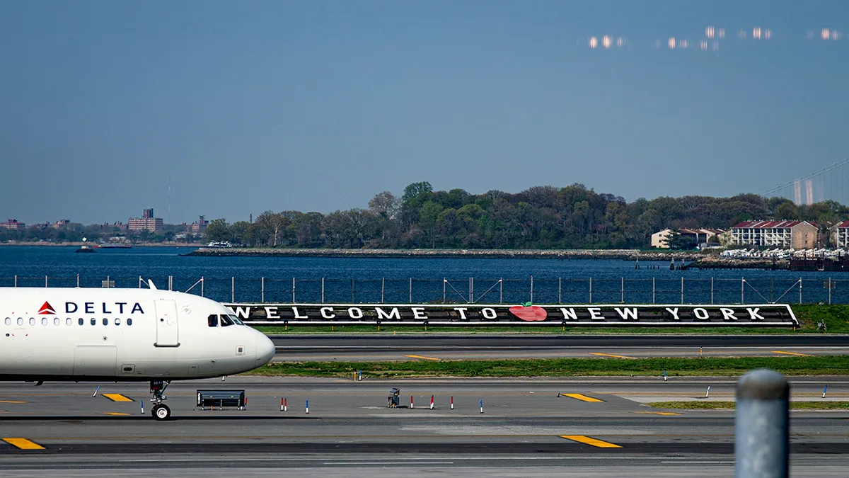 LaGuardia Airport exterior shot.