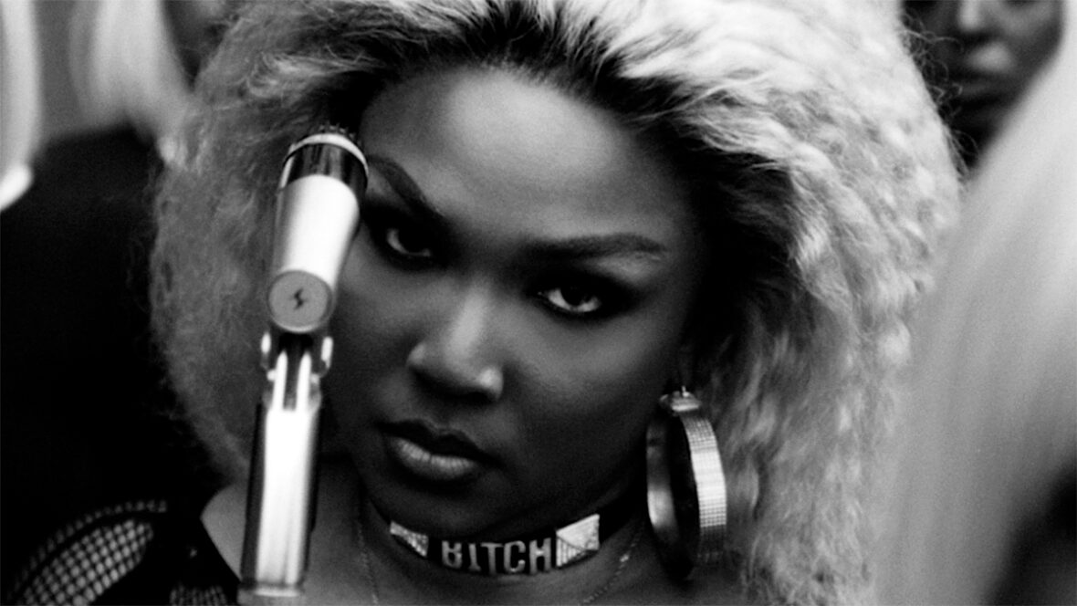 Lizzo ainda do videoclipe Bitch