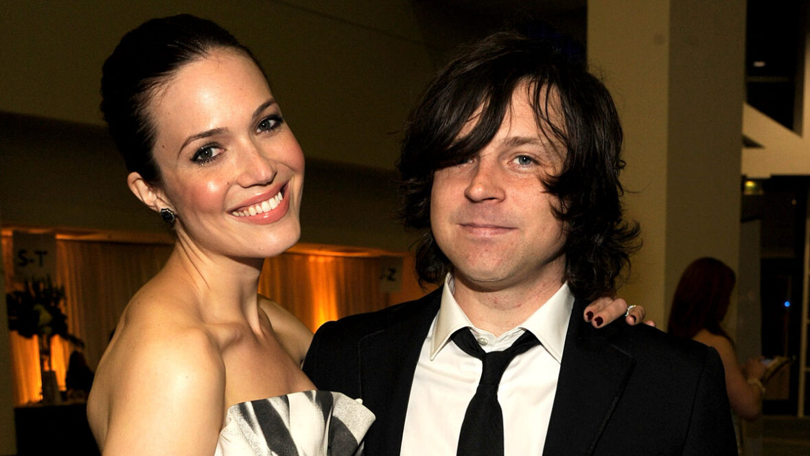 Mandy Moore com o ex-marido Ryan Adams