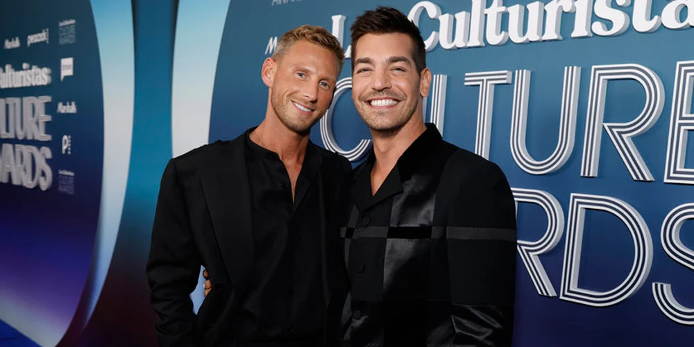 fraser-matt Fraser Olender e Matt Rogers no Las Culturistas Culture Awards