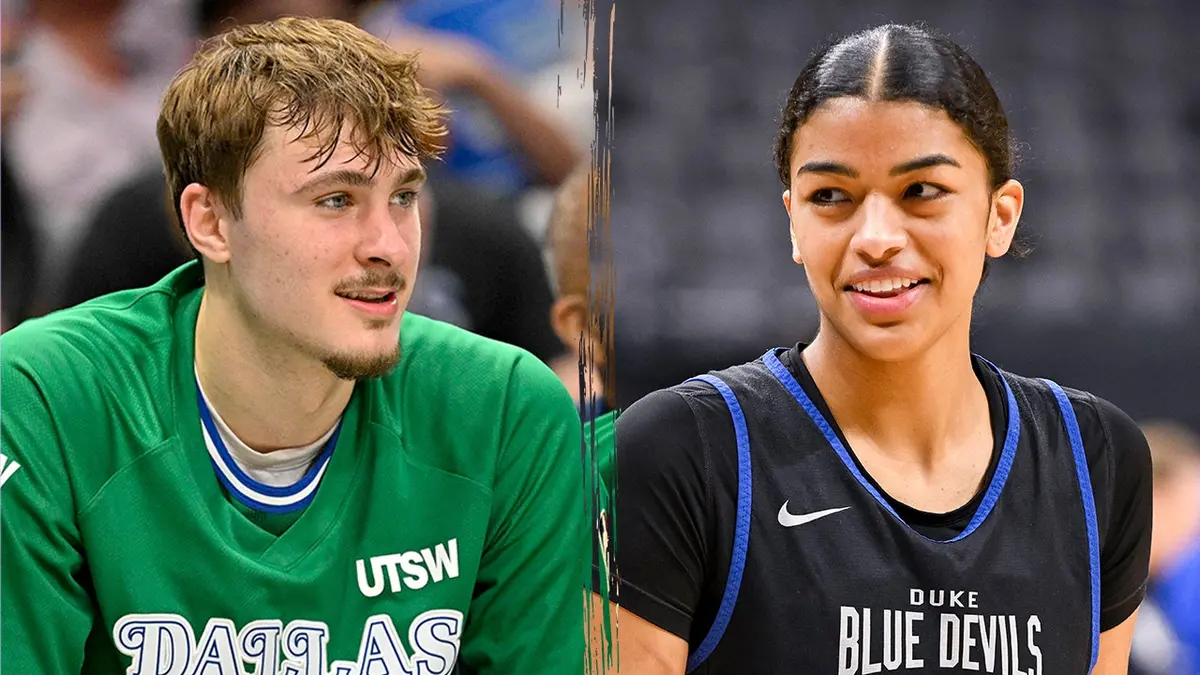 Cooper Flagg and Arianna Roberson