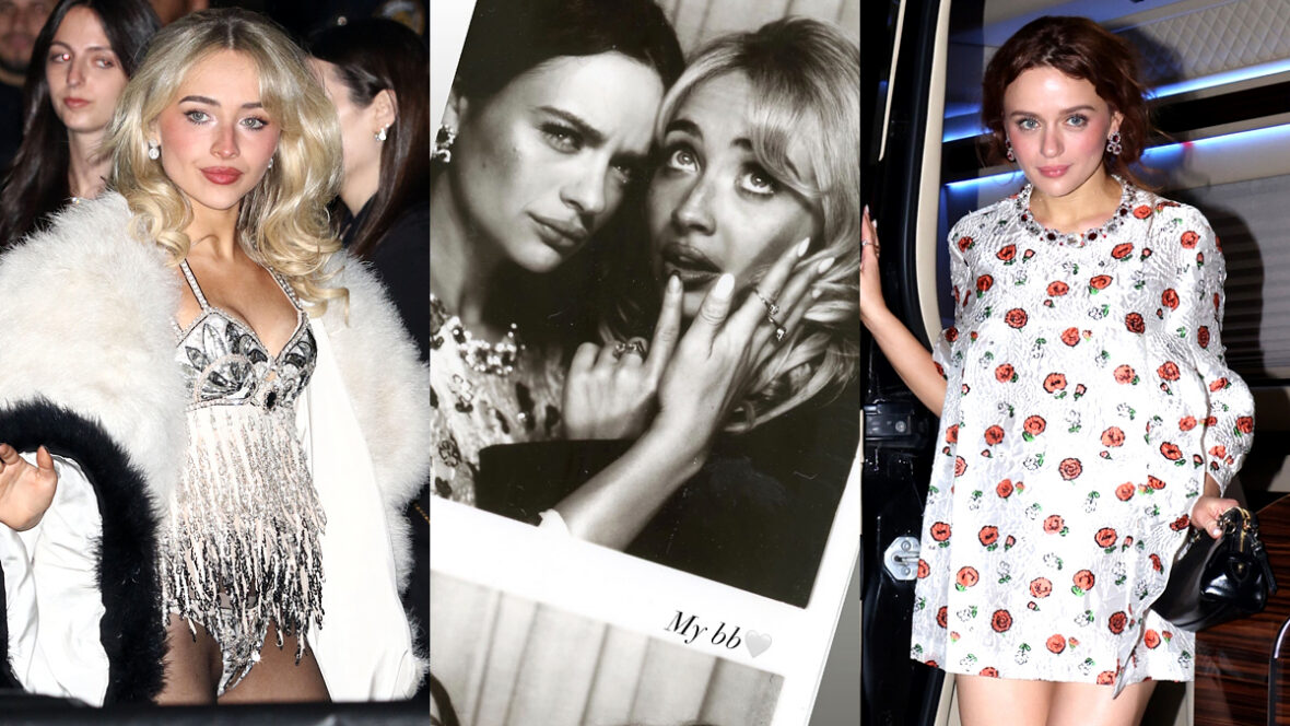 Sabrina Carpenter e Joey King no Met Gala depois da festa