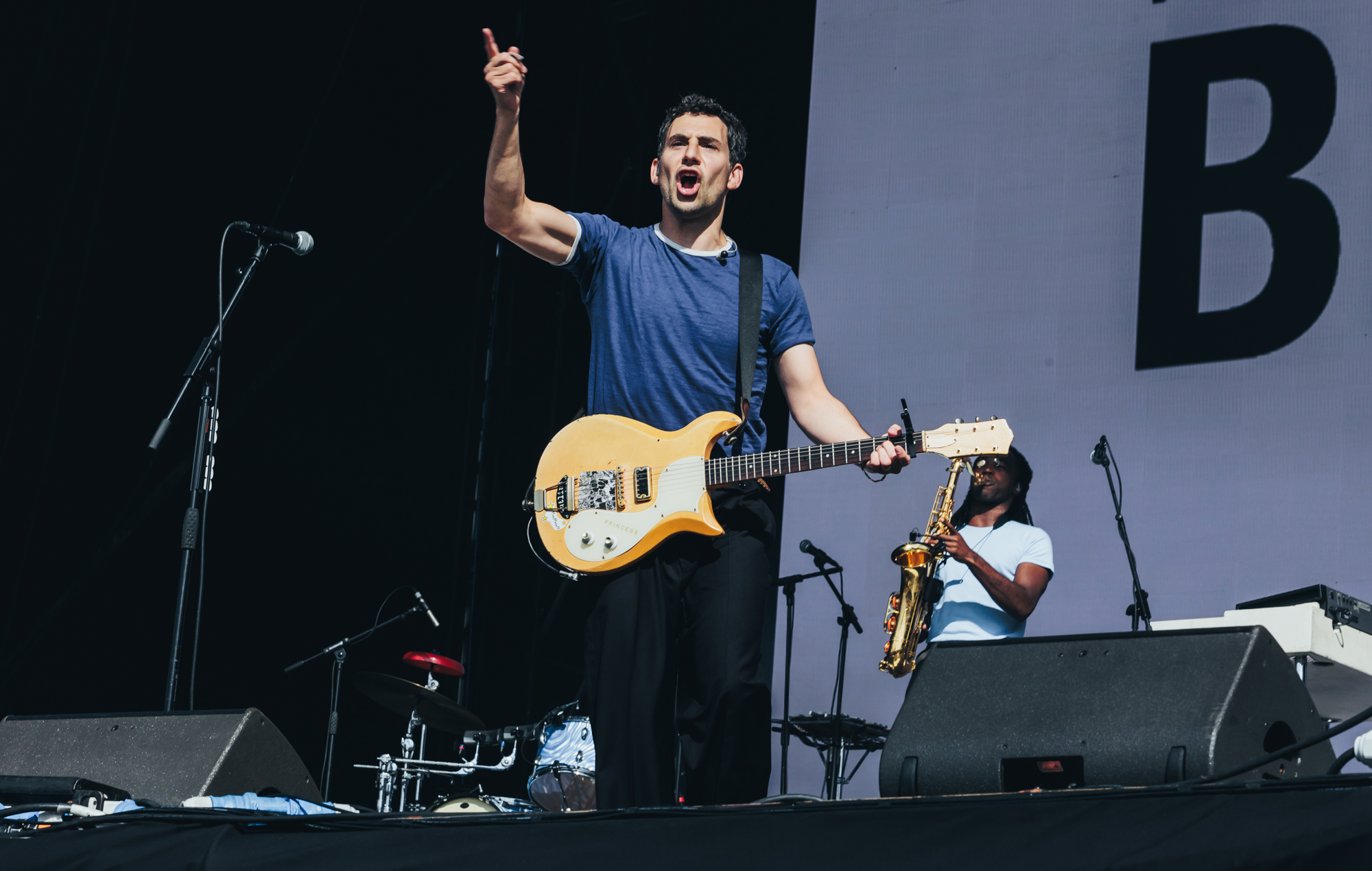 Bleachers live at Reading 2024. Credit: Andy Ford for NME