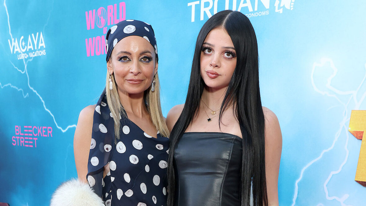 nicole-richie-filha-pare-aquele-trem-estréia Nicole Richie na estreia de Stop That Train