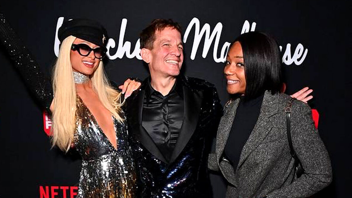 praia está de volta Jeff Beacher no tapete vermelho com Paris Hilton e Tiffany Haddish