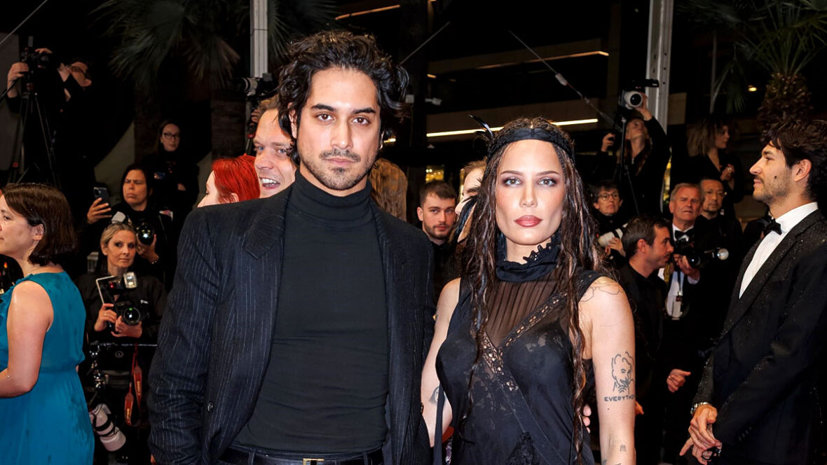 Halsey e Avan Jogia no tapete vermelho do Festival de Cinema de Cannes