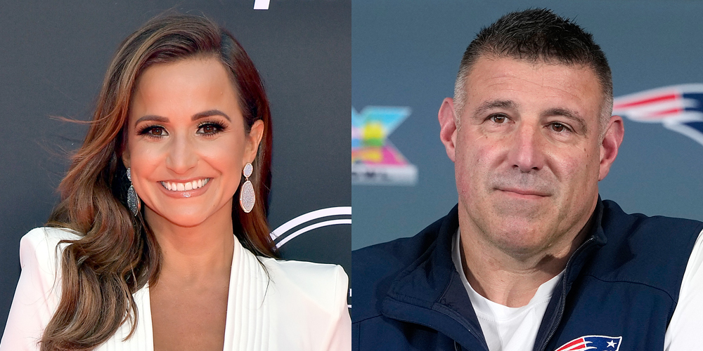 Foto stock de Mike Vrabel Dianna Russini