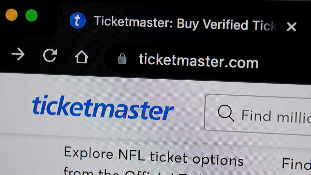 Site da Ticket Master