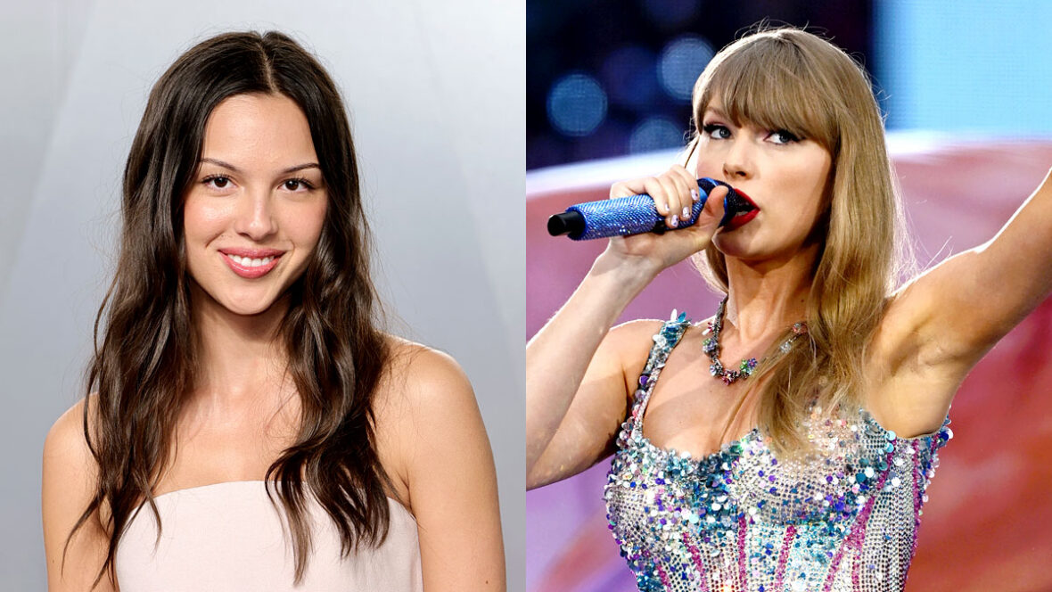 Fotos de Olivia Rodrigo e Taylor Swift