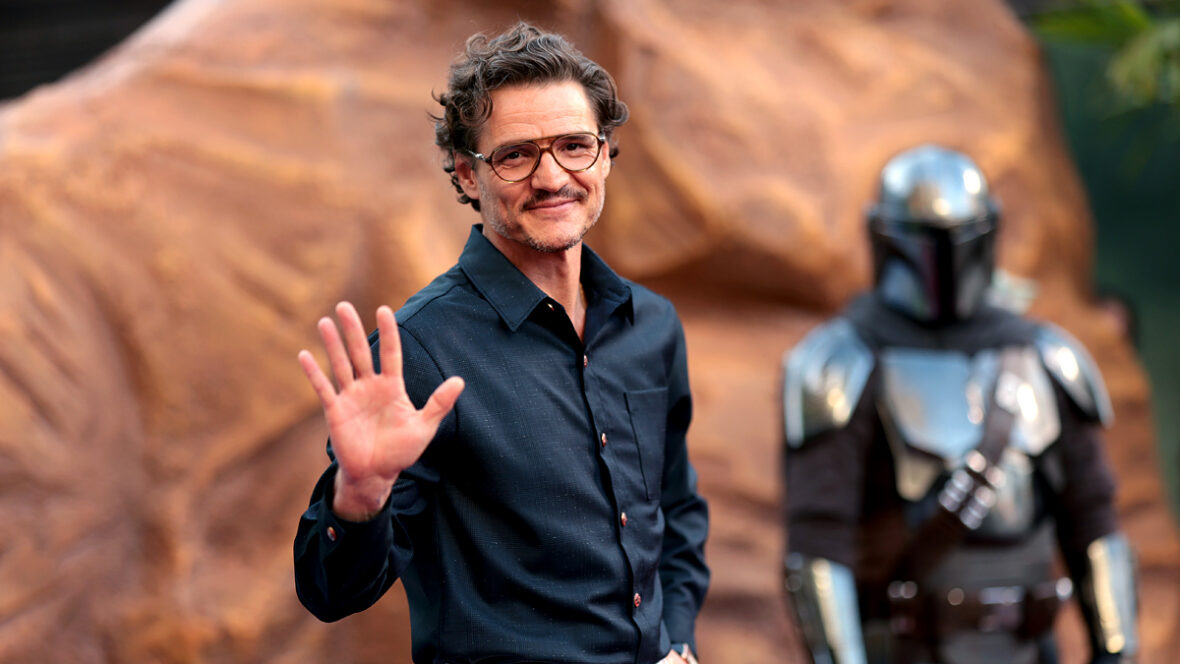 pedro-pascal-mandalorian-grogu-la-premiere Estreia no tapete vermelho de Mandalorian e Grogu LA