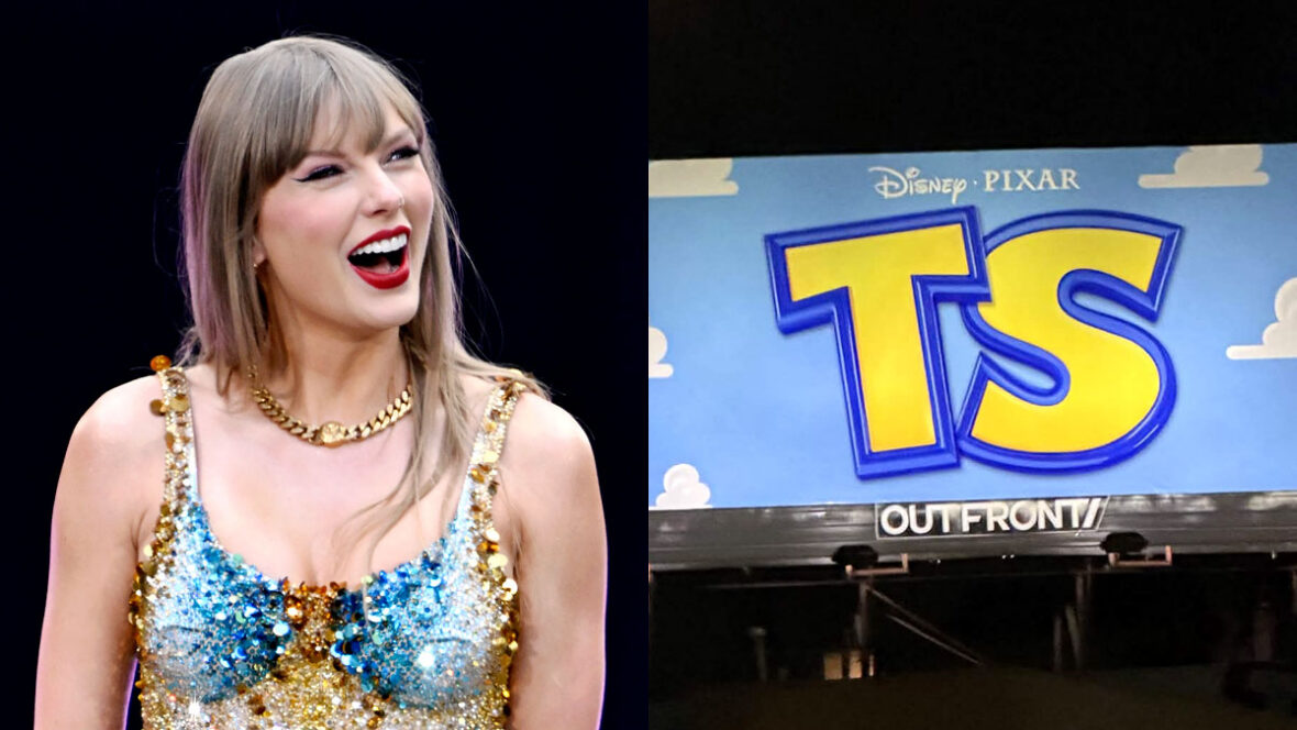 taylor-swift-pixar-tweet Logotipo de Taylor Swift e Toy Story 5