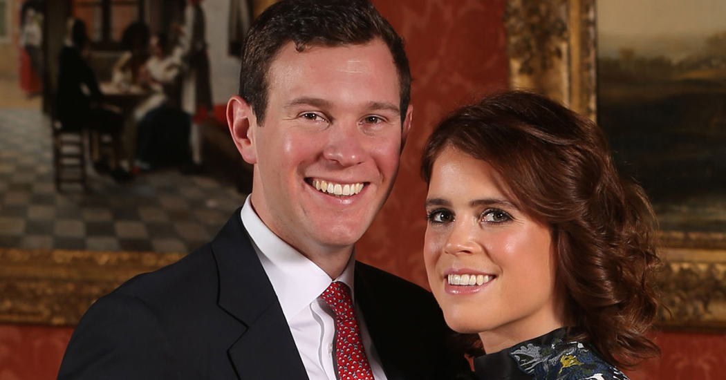 Foto da princesa Eugenie e Jack Brooksbank