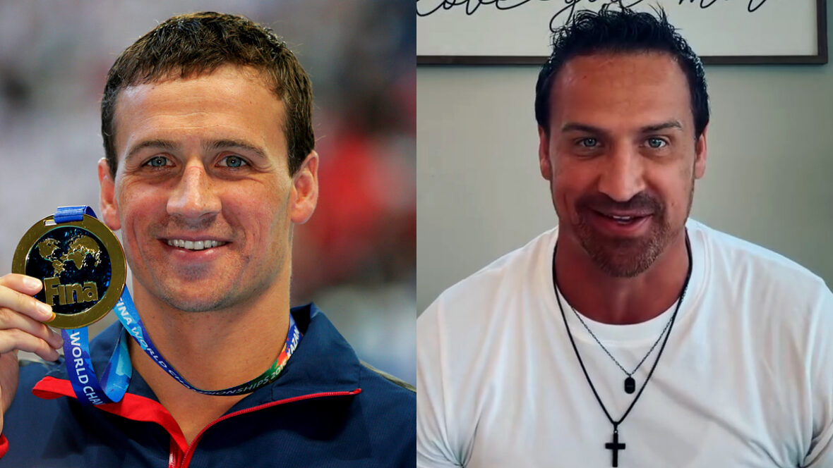 Ryan Lochte antes e agora
