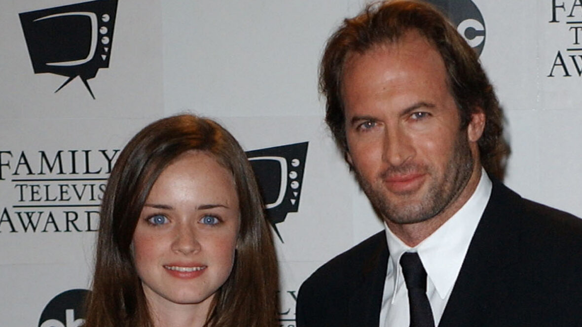Scott Patterson e Alexis Bledel imagem stock