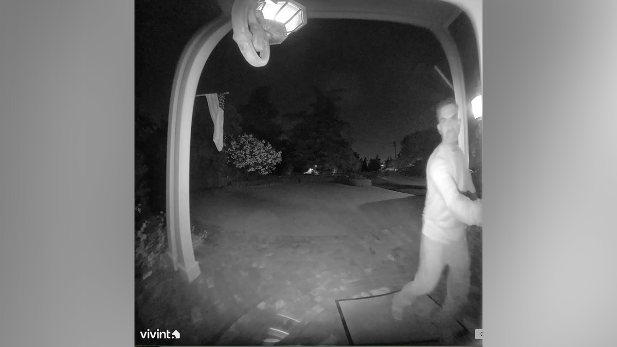 Surveillance video captures knife-wielding suspect outside Fresno City Attorney Andrew Janz’s residence