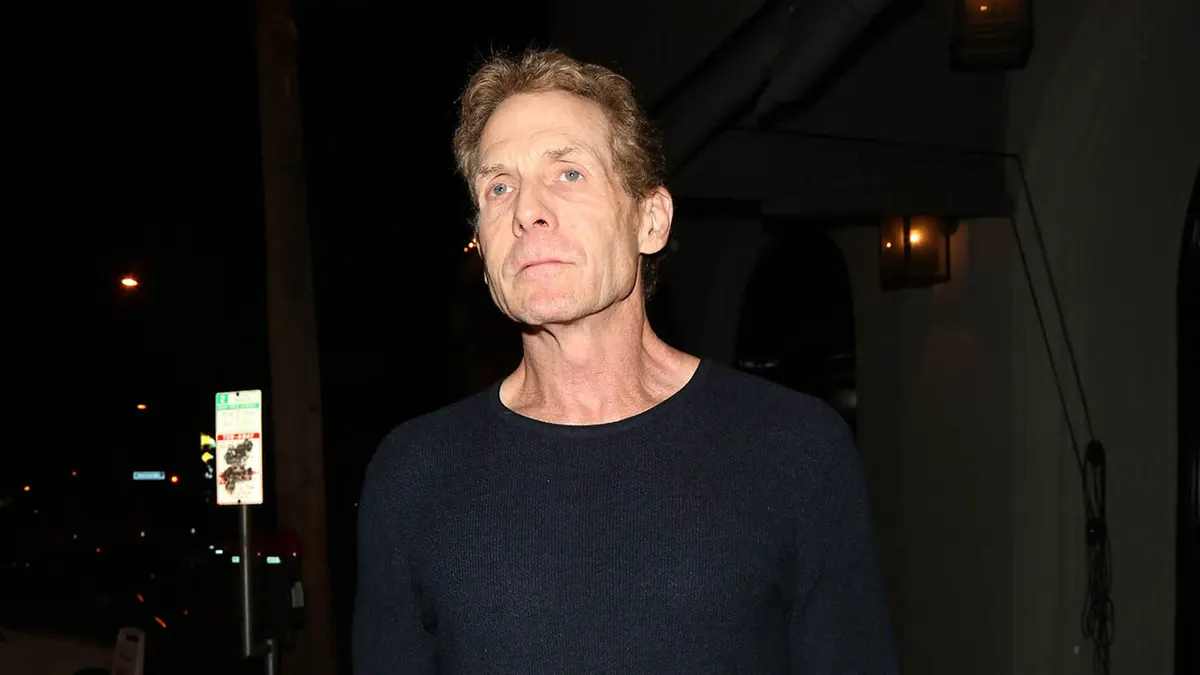 Skip Bayless standing in Los Angeles, California.