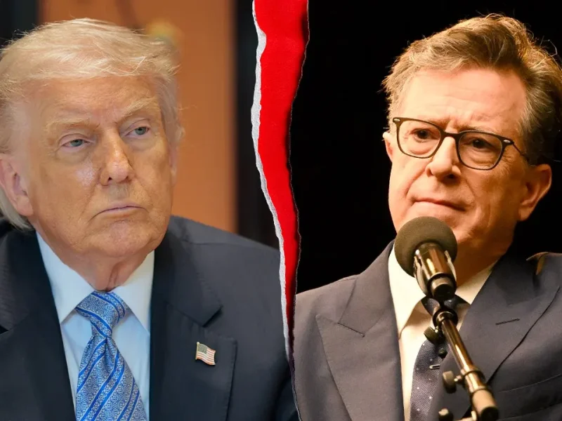 Donald Trump critica Stephen Colbert após saída da CBS em postagem noturna
