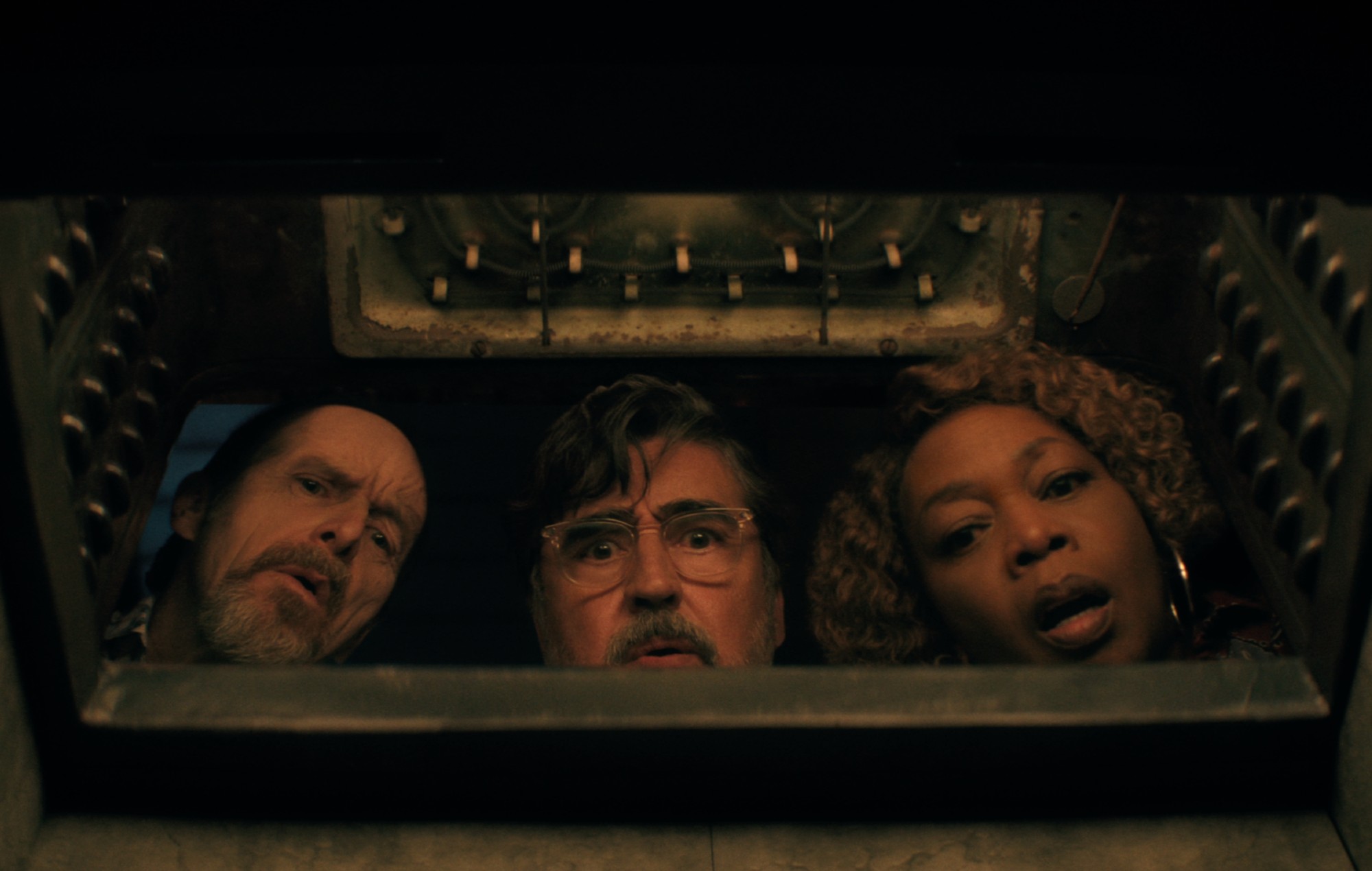 Wally (Denis O’Hare), Sam (Alfred Molina) and Judy (Alfre Woodard) in 'The Boroughs'. CREDIT: Netflix