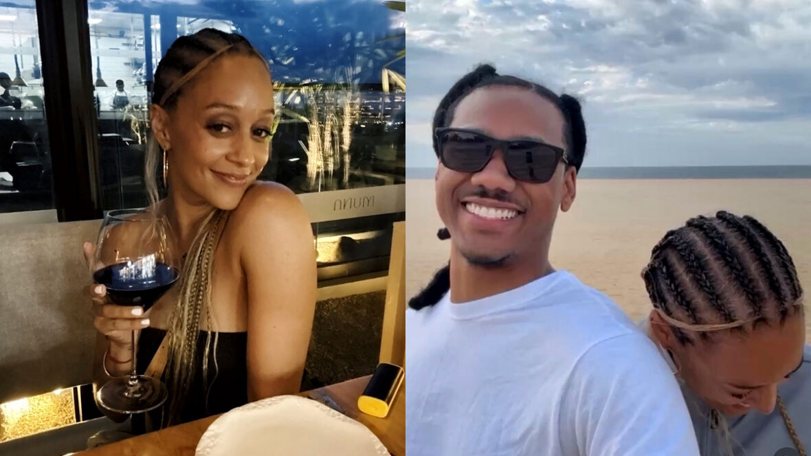 tia-mowry-férias-com-namorado Tia Mowry e namorado Javone Williams de férias