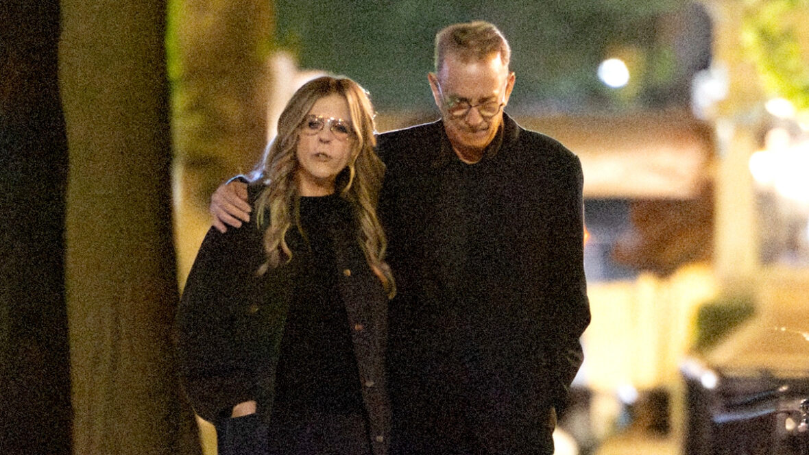 Tom Hanks e Rita Wilson em encontro