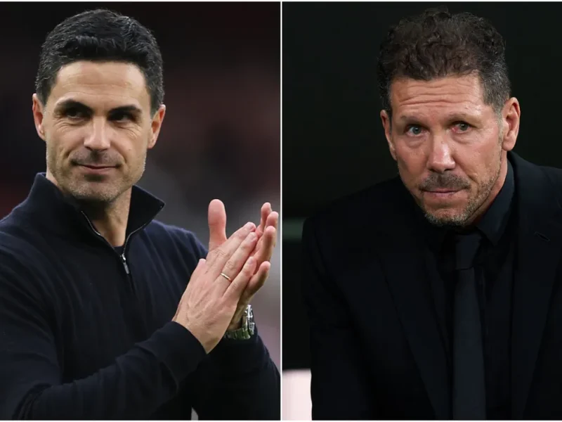 Mikel Arteta pode igualar Simeone como treinador mais bem pago, com US$ 34 milhões, com o Arsenal supostamente oferecendo um novo contrato