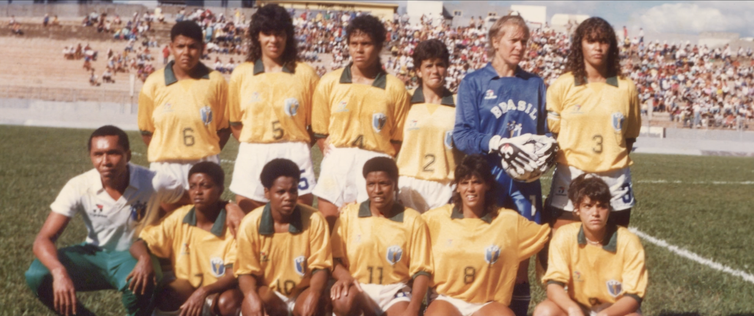 fotografia da primeira seleção brasileira feminina de futebol
Imagens cedidas pela Olé Produções 