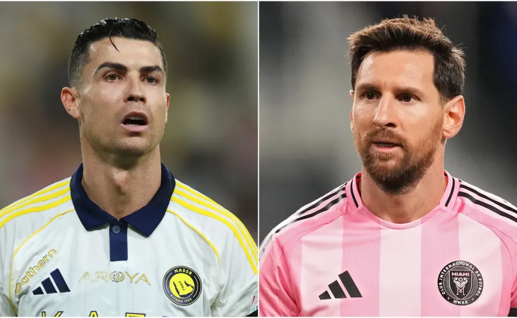 Ronaldo supera Messi em US$ 435 milhões desde 2023, mas estratégia financeira dos craques é diferente