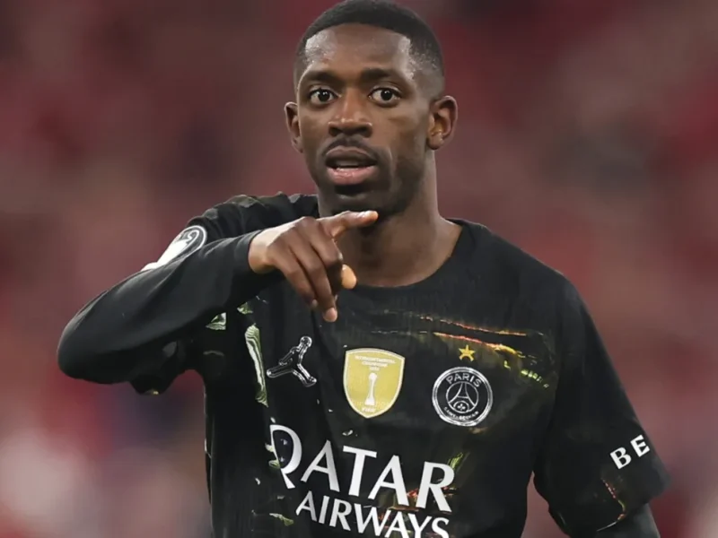 Dembélé posta vídeo do Gavi do Barcelona após gol do PSG na Liga dos Campeões contra o Bayern de Munique
