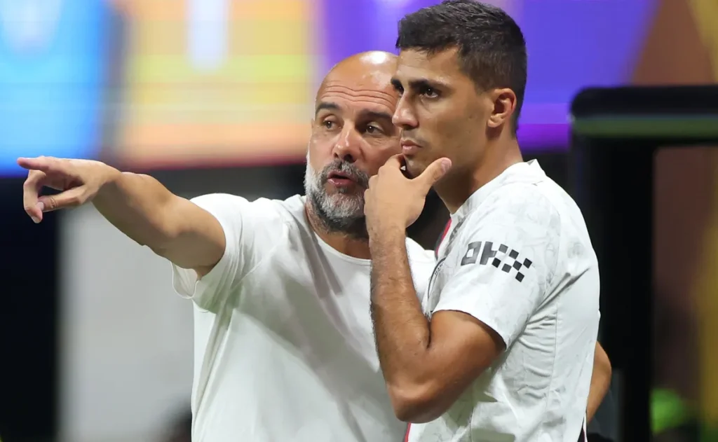 Guardiola teria aconselhado Rodri a escolher o Barcelona em vez do Real Madrid