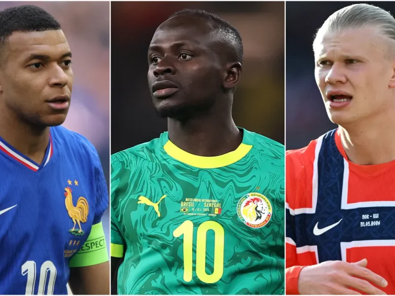 Kylian Mbappe e Erling Haaland em alerta enquanto o rival do Grupo I, Senegal, revela a seleção carregada para a Copa do Mundo de 2026, liderada por Sadio Mane