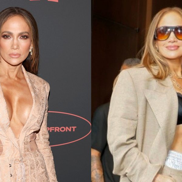 Jennifer Lopez promove filme ‘Office Romance’ na Netflix Upfront, fala sobre química com Brett Goldstein